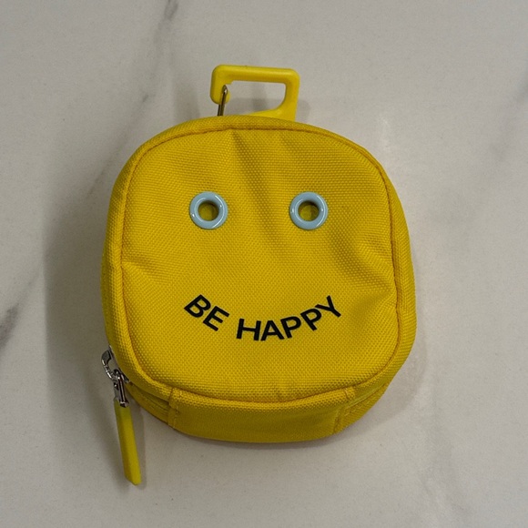 NWOT Lululemon Be Happy Nano Pouch Yellow - Picture 3 of 6